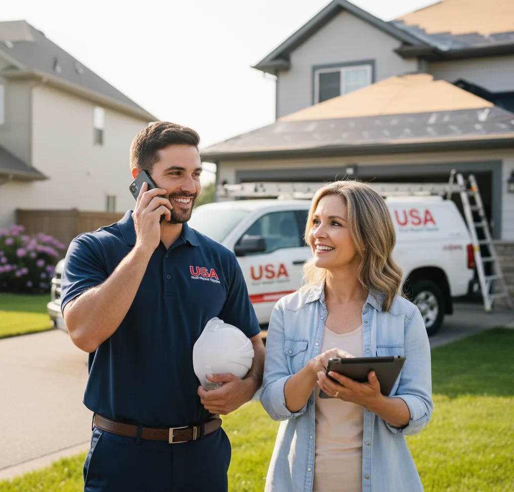 USA Roof Repair Experts customer support in Fanwood